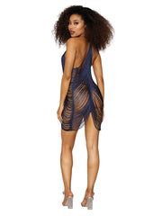 Load image into Gallery viewer, Dreamgirl Draped Fringe Chemise