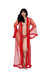 Load image into Gallery viewer, Dreamgirl Plus Boudoir Robe