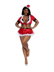 Load image into Gallery viewer, Dreamgirl Plus Christmas Honey 4-Piece Skirt Set