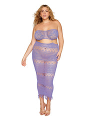 Load image into Gallery viewer, Dreamgirl Plus Bodystocking Gown - Nastassy