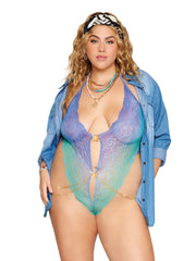 Load image into Gallery viewer, Dreamgirl Plus Ombre Teddy - Nastassy