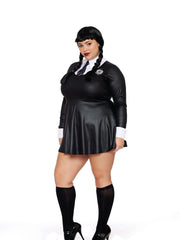 Load image into Gallery viewer, Dreamgirl Plus Size Gothic Schoolgirl