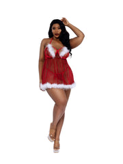 Load image into Gallery viewer, Dreamgirl Plus Sleigh Belle Babydoll