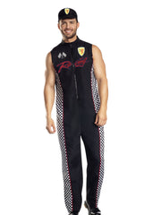 Load image into Gallery viewer, Dreamguy Formula Racer Jumpsuit Men’s Costume – Racing Driver Outfit