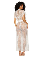 Load image into Gallery viewer, Dreamgirl Lace gown and G-string set with wide eyelash lace Lingerie - Nastassy