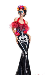 Load image into Gallery viewer, Party King Glamour Muerta Costumes - Nastassy