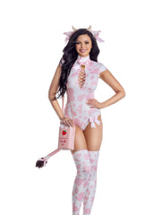 Load image into Gallery viewer, Party King Strawberry Milk Cow Costumes - Nastassy