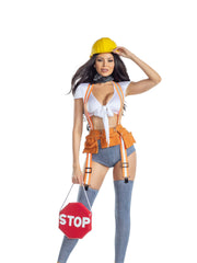 Load image into Gallery viewer, Party King Under Construction - Small Sexy Costumes - Nastassy