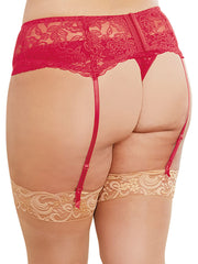 Load image into Gallery viewer, Dreamgirl Plus Size Stretch Lace Garter Belt Garter Belt - Nastassy