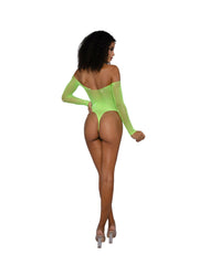 Load image into Gallery viewer, Dreamgirl Rhinestone Off Shoulder Bodystocking - Nastassy