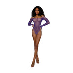 Load image into Gallery viewer, Dreamgirl Rhinestone Off Shoulder Bodystocking - Nastassy
