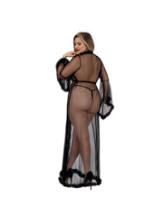 Load image into Gallery viewer, Dreamgirl Plus Boudoir Robe