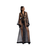 Load image into Gallery viewer, Dreamgirl Boudoir Robe Lingerie - Nastassy
