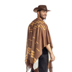 Load image into Gallery viewer, Dreamgirl Brown Unisex Cowboy Poncho – Western Costume Accessory Costume Accessory - Nastassy
