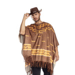 Load image into Gallery viewer, Dreamgirl Brown Unisex Cowboy Poncho – Western Costume Accessory Costume Accessory - Nastassy
