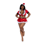 Load image into Gallery viewer, Dreamgirl Plus Christmas Honey 4-Piece Skirt Set Lingerie - Nastassy
