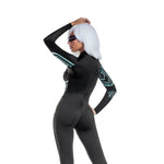 Load image into Gallery viewer, Dreamgirl Cyber Jumpsuit with Belt Detail and Reflective Glasses Women’s Costume – Futuristic Outfit Costume - Nastassy
