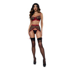 Load image into Gallery viewer, Dreamgirl Dallas 3-Piece Garterbelt Set Lingerie - Nastassy
