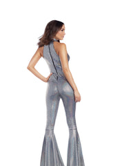 Load image into Gallery viewer, Dreamgirl Disco Diva Jumpsuit Women’s Costume – 70s Retro Funky Party Outfit Costume - Nastassy