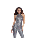 Load image into Gallery viewer, Dreamgirl Disco Diva Jumpsuit Women’s Costume – 70s Retro Funky Party Outfit Costume - Nastassy
