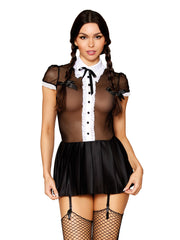 Load image into Gallery viewer, Dreamgirl Gothic Schoolgirl-Themed Bedroom Costume Set Bedroom Costume - Nastassy