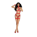 Load image into Gallery viewer, Dreamgirl Heartbreaker Lace and Chain 2-Piece Set Lingerie - Nastassy
