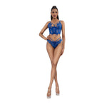 Load image into Gallery viewer, Dreamgirl Lacey Cropped Bustier Set Lingerie - Nastassy
