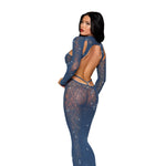 Load image into Gallery viewer, Dreamgirl Long Sleeved Bodystocking Gown Lingerie - Nastassy
