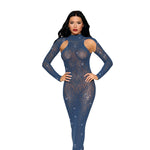 Load image into Gallery viewer, Dreamgirl Long Sleeved Bodystocking Gown Lingerie - Nastassy
