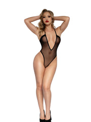 Load image into Gallery viewer, Dreamgirl Mesh and Lace Teddy Lingerie - Nastassy