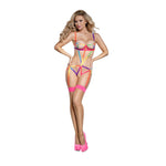 Load image into Gallery viewer, Dreamgirl Ombre Rainbow Playsuit - Nastassy
