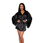 Load image into Gallery viewer, Dreamgirl Open Back Satin Robe Lingerie - Nastassy
