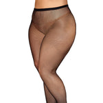 Load image into Gallery viewer, Dreamgirl Plus Black Basic Fishnet Pantyhose Lingerie - Nastassy
