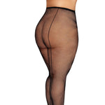 Load image into Gallery viewer, Dreamgirl Plus Black Keyhole Pantyhole Lingerie - Nastassy
