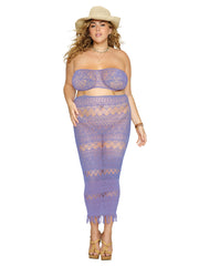 Load image into Gallery viewer, Dreamgirl Plus Bodystocking Gown - Nastassy