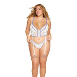Load image into Gallery viewer, Dreamgirl Plus Bustier and Panty - Nastassy
