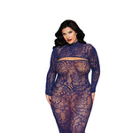 Load image into Gallery viewer, Dreamgirl Plus Eclipse Bodystocking Gown &amp; Shrug Lingerie - Nastassy
