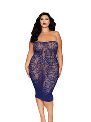 Load image into Gallery viewer, Dreamgirl Plus Eclipse Bodystocking Gown &amp; Shrug Lingerie - Nastassy