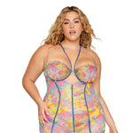 Load image into Gallery viewer, Dreamgirl Plus Garter Slip - Nastassy
