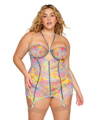Load image into Gallery viewer, Dreamgirl Plus Garter Slip - Nastassy
