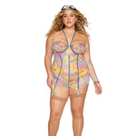 Load image into Gallery viewer, Dreamgirl Plus Garter Slip - Nastassy
