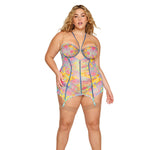 Load image into Gallery viewer, Dreamgirl Plus Garter Slip - Nastassy
