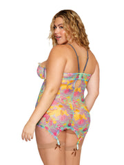 Load image into Gallery viewer, Dreamgirl Plus Garter Slip - Nastassy