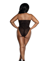Load image into Gallery viewer, Dreamgirl Plus Mocha Leopard Teddy Lingerie - Nastassy
