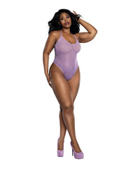Load image into Gallery viewer, Dreamgirl Plus Ombre Glitter Mesh Bodysuit - Nastassy