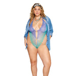 Load image into Gallery viewer, Dreamgirl Plus Ombre Teddy - Nastassy
