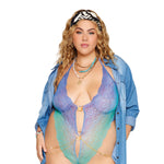 Load image into Gallery viewer, Dreamgirl Plus Ombre Teddy - Nastassy
