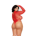 Load image into Gallery viewer, Dreamgirl Plus Poinsetta Teddy &amp; Harness Lingerie - Nastassy
