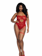 Load image into Gallery viewer, Dreamgirl Plus Sequined Teddy Lingerie - Nastassy