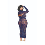 Load image into Gallery viewer, Dreamgirl Plus Bodystocking Gown &amp; Shrug Bodystocking - Nastassy
